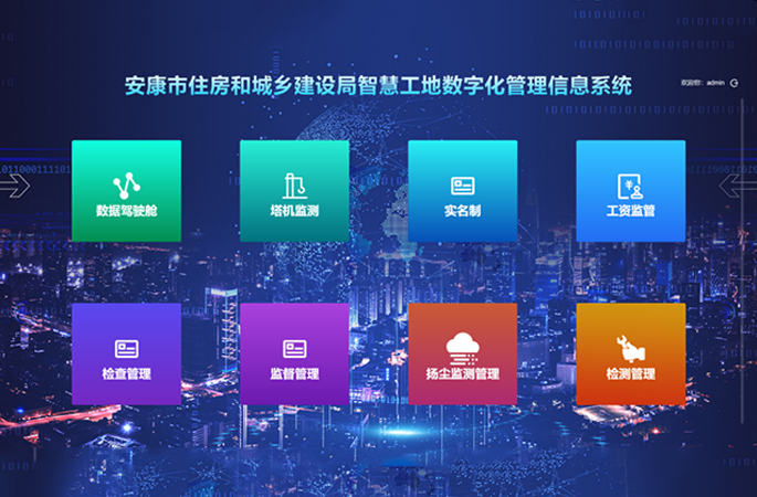 安康市住房和城鄉(xiāng)建設(shè)局智慧工地?cái)?shù)字化管理信息系統(tǒng)